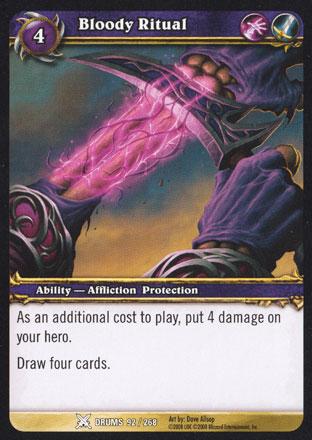 World of Warcraft TCG | Bloody Ritual - Drums of War 92/268 | The Nerd Merchant