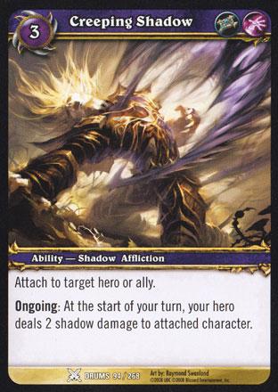 World of Warcraft TCG | Creeping Shadow - Drums of War 94/268 | The Nerd Merchant