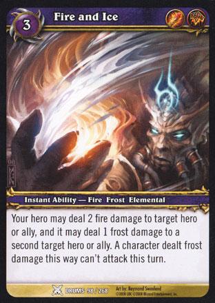 World of Warcraft TCG | Fire and Ice - Drums of War 98/268 | The Nerd Merchant