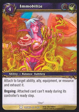 World of Warcraft TCG | Immobilize - Drums of War 99/268 | The Nerd Merchant