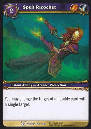 World of Warcraft TCG | Spell Ricochet - Drums of War 105/268 | The Nerd Merchant