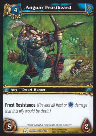 World of Warcraft TCG | Anguar Frostbeard - Drums of War 113/268 | The Nerd Merchant