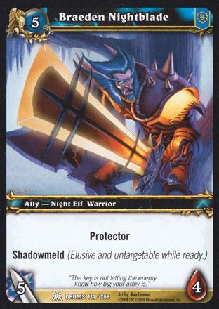 World of Warcraft TCG | Braeden Nightblade - Drums of War 114/268 | The Nerd Merchant