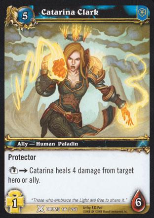 World of Warcraft TCG | Catarina Clark - Drums of War 116/268 | The Nerd Merchant