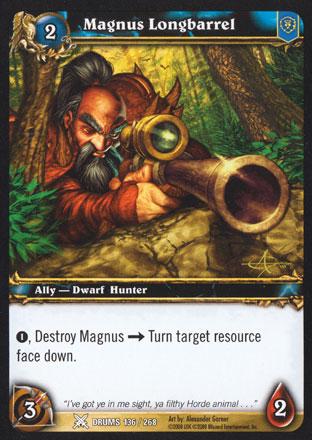 World of Warcraft TCG | Magnus Longbarrel - Drums of War 136/268 | The Nerd Merchant