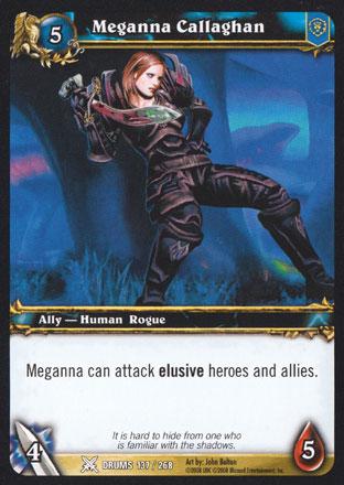 World of Warcraft TCG | Meganna Callaghan - Drums of War 137/268 | The Nerd Merchant