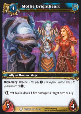 World of Warcraft TCG | Mollie Brightheart - Drums of War 138/268 | The Nerd Merchant