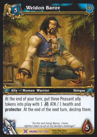 World of Warcraft TCG | Weldon Barov - Drums of War 151/268 | The Nerd Merchant