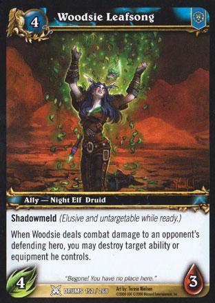 World of Warcraft TCG | Woodsie Leafsong - Drums of War 152/268 | The Nerd Merchant