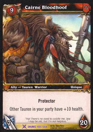 World of Warcraft TCG | Cairne Bloodhoof - Drums of War 159/268 | The Nerd Merchant