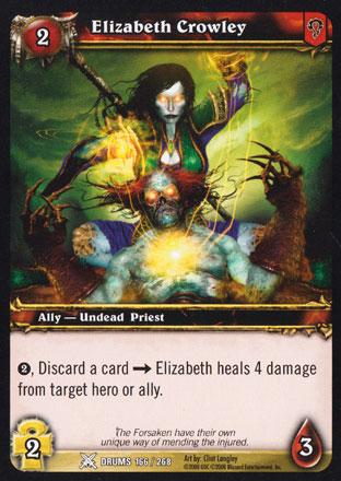 World of Warcraft TCG | Elizabeth Crowley - Drums of War 166/268 | The Nerd Merchant