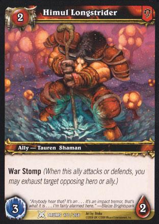 World of Warcraft TCG | Himul Longstrider - Drums of War 170/268 | The Nerd Merchant