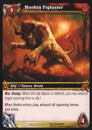 World of Warcraft TCG | Horkin Figluster - Drums of War 171/268 | The Nerd Merchant