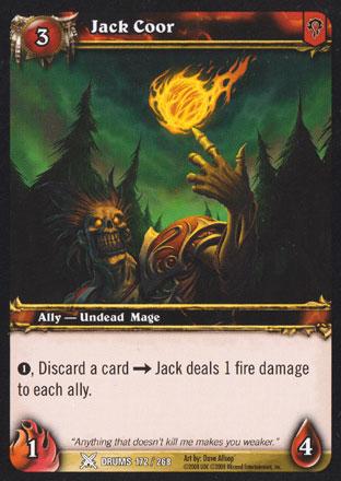 World of Warcraft TCG | Jack Coor - Drums of War 172/268 | The Nerd Merchant