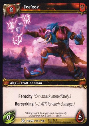 World of Warcraft TCG | Jee'zee - Drums of War 173/268 | The Nerd Merchant