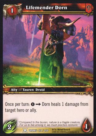 World of Warcraft TCG | Lifemender Dorn - Drums of War 179/268 | The Nerd Merchant