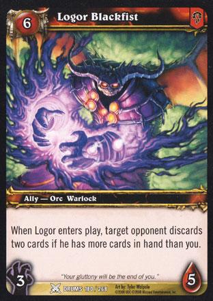 World of Warcraft TCG | Logor Blackfist - Drums of War 180/268 | The Nerd Merchant