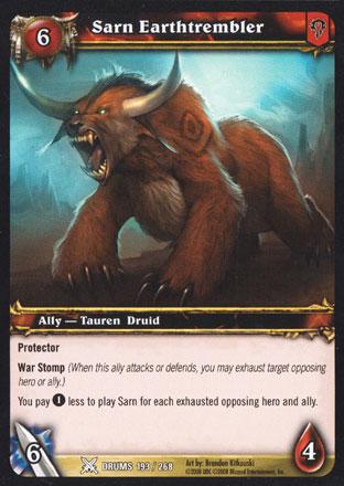 World of Warcraft TCG | Sarn Earthtrembler - Drums of War 193/268 | The Nerd Merchant