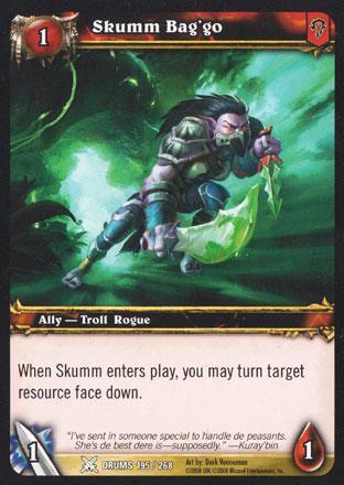 World of Warcraft TCG | Skumm Bag'go (Foil) - Drums of War 195/268 | The Nerd Merchant