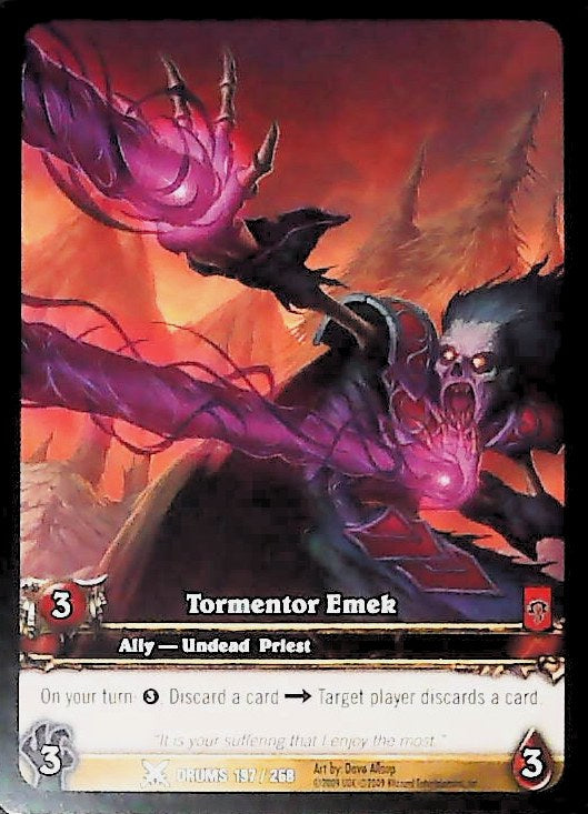 World of Warcraft TCG | Tomentor Emek (Extended Art) - Drums of War 197/268 | The Nerd Merchant