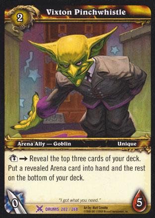 World of Warcraft TCG | Vixton Pinchwhistle - Drums of War 202/268 | The Nerd Merchant