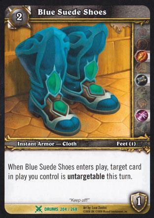 World of Warcraft TCG | Blue Suede Shoes - Drums of War 204/268 | The Nerd Merchant