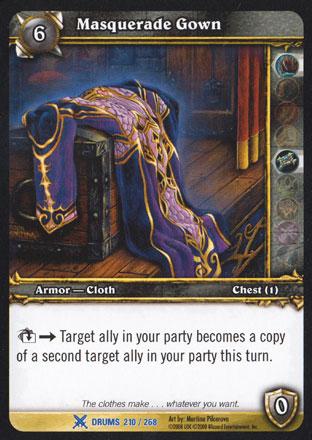 World of Warcraft TCG | Masquerade Gown - Drums of War 210/268 | The Nerd Merchant