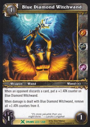 World of Warcraft TCG | Blue Diamond Witchwand - Drums of War 223/268 | The Nerd Merchant