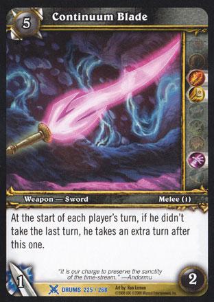 World of Warcraft TCG | Continuum Blade - Drums of War 225/268 | The Nerd Merchant