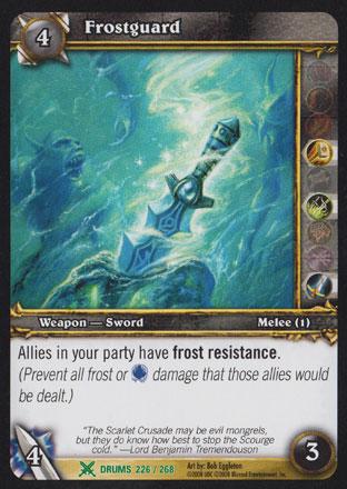 World of Warcraft TCG | Frostguard - Drums of War 226/268 | The Nerd Merchant