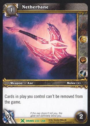 World of Warcraft TCG | Netherbane - Drums of War 232/268 | The Nerd Merchant