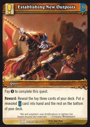 World of Warcraft TCG | Establishing New Outposts - Drums of War 239/268 | The Nerd Merchant