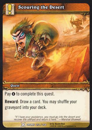 World of Warcraft TCG | Scouring the Desert - Drums of War 252/268 | The Nerd Merchant