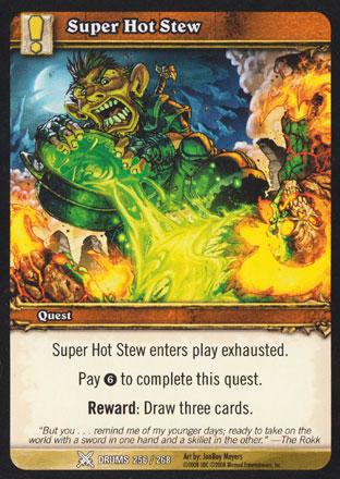 World of Warcraft TCG | Super Hot Stew - Drums of War 256/268 | The Nerd Merchant