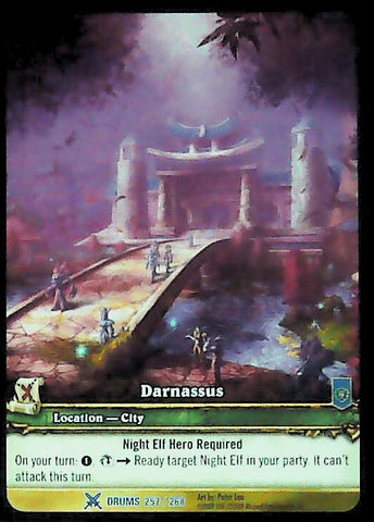 World of Warcraft TCG | Darnassus (Extended Art) - Drums of War 257/268 | The Nerd Merchant