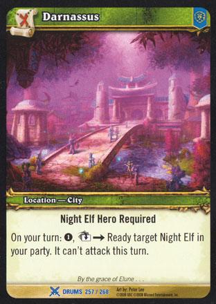 World of Warcraft TCG | Darnassus - Drums of War 257/268 | The Nerd Merchant