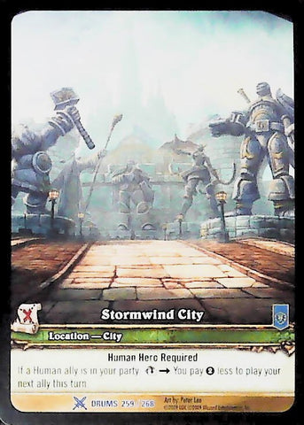 World of Warcraft TCG | Stormwind City (Extended Art) - Drums of War 259/268 | The Nerd Merchant