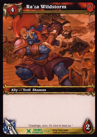 World of Warcraft TCG | Ra'za Wildstorm - Drums of War Starter 7/8 | The Nerd Merchant