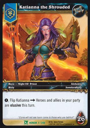 World of Warcraft TCG | Katianna the Shrouded - Fields of Honor 1/208 | The Nerd Merchant