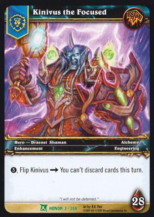 World of Warcraft TCG | Kinivus the Focused - Fields of Honor 3/208 | The Nerd Merchant