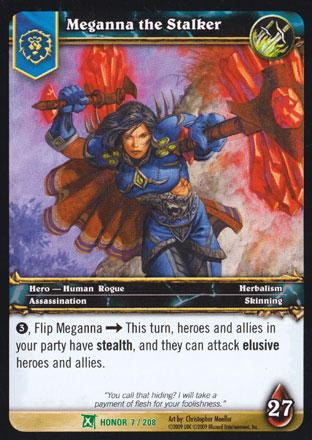 World of Warcraft TCG | Meganna the Stalker - Fields of Honor 7/208 | The Nerd Merchant