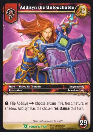 World of Warcraft TCG | Addisyn the Untouchable - Fields of Honor 10/208 | The Nerd Merchant