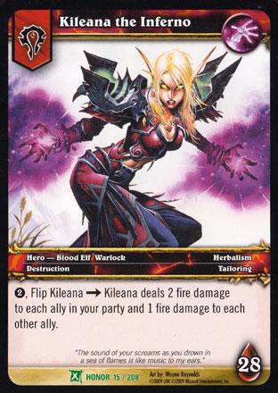 World of Warcraft TCG | Kileana the Inferno - Fields of Honor 15/208 | The Nerd Merchant