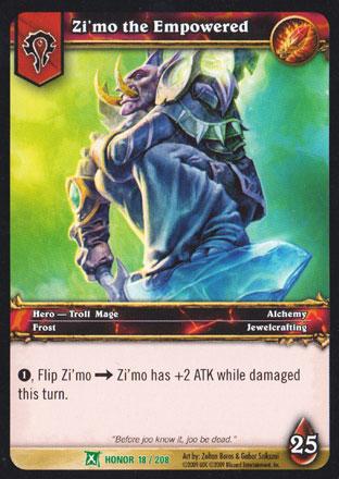 World of Warcraft TCG | Zi'mo the Empowered - Fields of Honor 18/208 | The Nerd Merchant