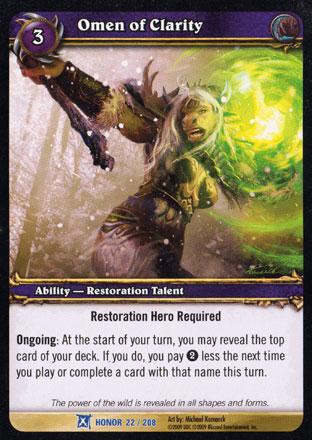 World of Warcraft TCG | Omen of Clarity - Fields of Honor 22/208 | The Nerd Merchant