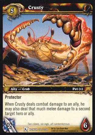 World of Warcraft TCG | Crusty - Fields of Honor 26/208 | The Nerd Merchant