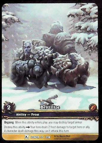 World of Warcraft TCG | Brittilize (Extended Art) - Fields of Honor 33/208 | The Nerd Merchant