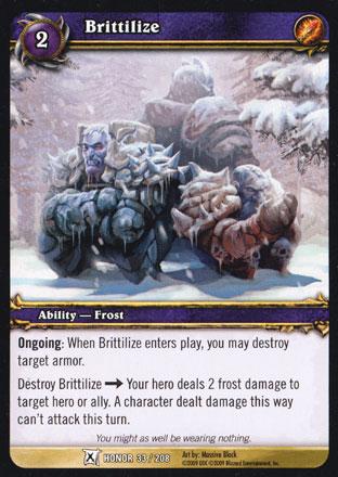 World of Warcraft TCG | Brittilize - Fields of Honor 33/208 | The Nerd Merchant
