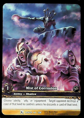 World of Warcraft TCG | Mist of Corrosion (Extended Art) - Fields of Honor 48/208 | The Nerd Merchant