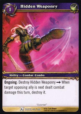 World of Warcraft TCG | Hidden Weaponry - Fields of Honor 56/208 | The Nerd Merchant